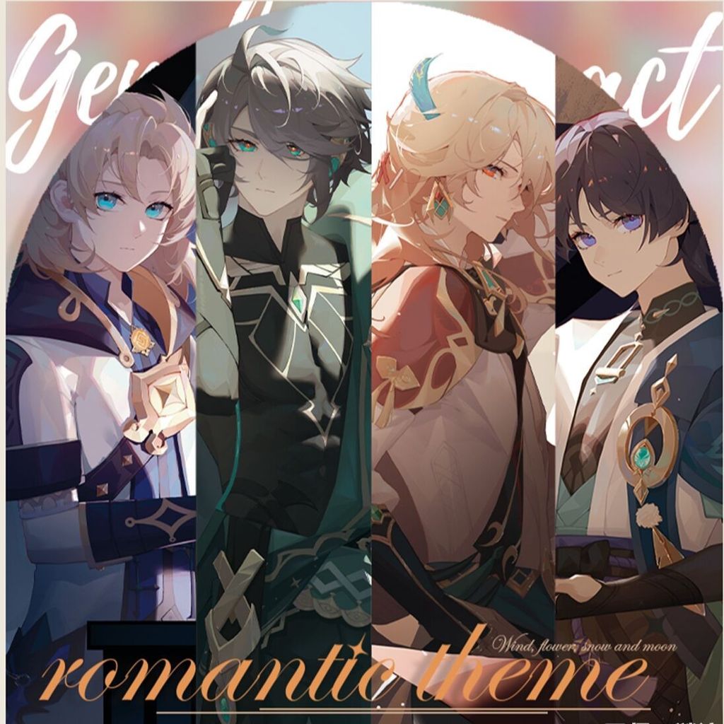 [Genshin] Genshin Kaze Kazama Snow Moon Fan Peripheral Sandman Wanderer Kavi El Heisen Abedo Bar Chi