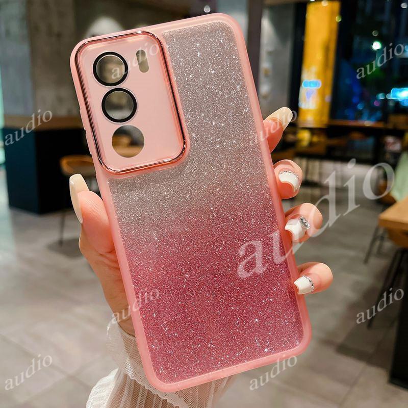 Vivo Y31s 5G Bling Glitter สําหรับ vivo Y31s Y31S VivoY31s 5G Bling ปลอกกันกระแทกโปร่งใสเต็มกล้องเลน