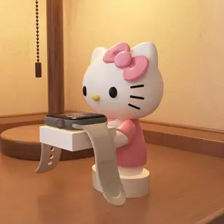 Hello Kitty แท่นชาร์จ Apple Watch ฐานตกแต่งน่ารักสามารถวางไว้ได้สําหรับโฮมออฟฟิศใช้