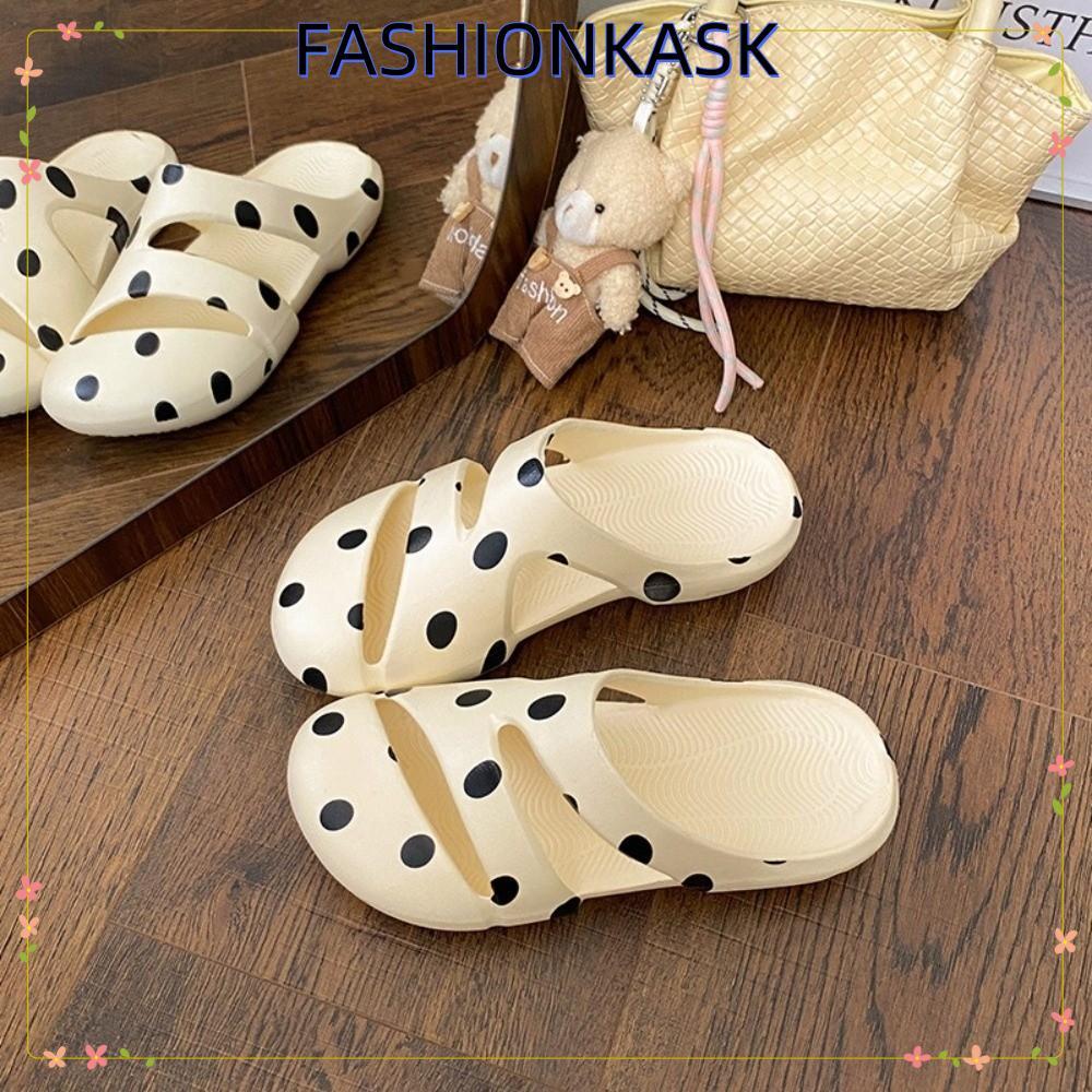 IFASHIONKA 1 คู่ EVA สไลด์,ปิด Toe Design วัสดุ EVA ผู้หญิงs รองเท้าแตะ,ลื่นน้ําหนักเบากันกระแทก Anti-Collision Toe หมวกรองเท้าแตะฤดูร้อนชายหาด Trips