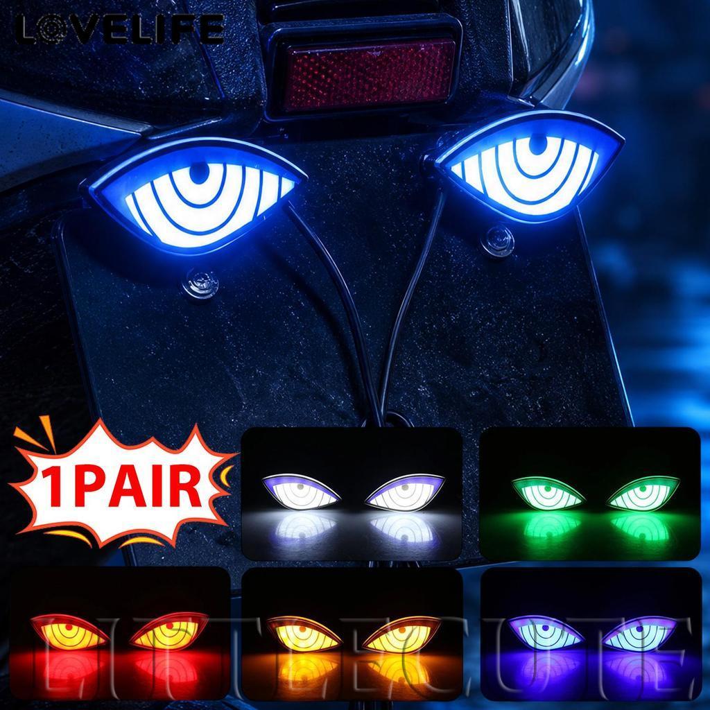 [AUTO&3C] ไฟ LED แบบไดนามิก Devil Eye, Universal Vehicle Fit, การก่อสร้างพลาสติกคุณภาพสูง, ติดตั้งง่ายสําหรับจัดแต่งทรงผมไฟหน้า / ราคาดี
