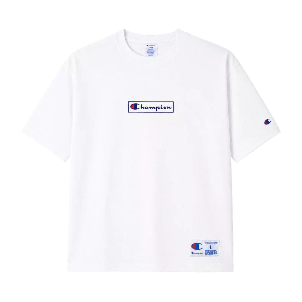CHAMPION OVERSIZE SCRIPT T-SHIRT Men เสื้อยืดโอเวอร์ไซซ์ผู้ชาย