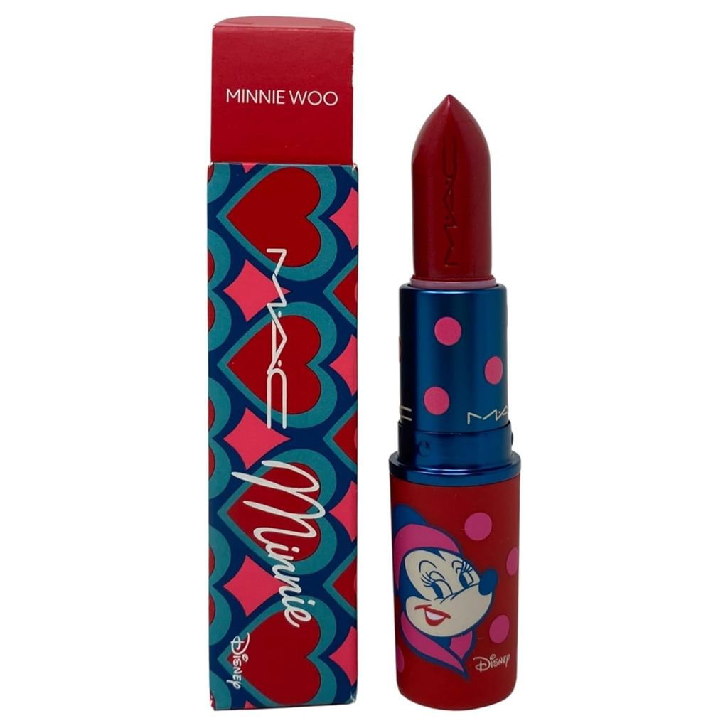 MAC M · A · C Cosmetics Lustreglass Transparent Gloss Lipstick – Minnie Woo (Disney Minnie Mouse Ser