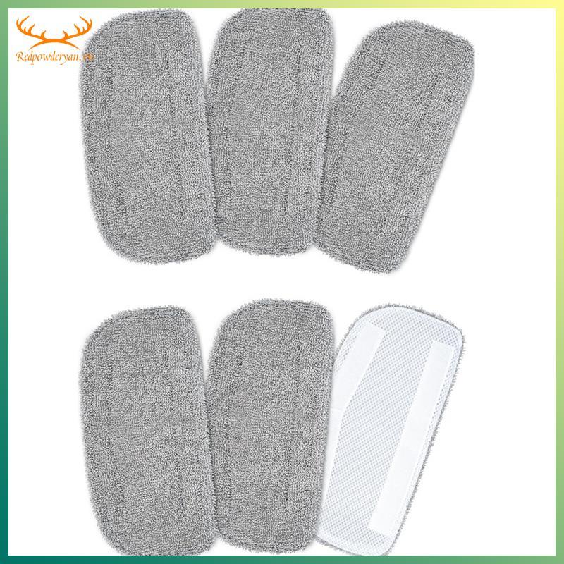 สําหรับ GorFanty GF-6610B/GF-6610, Neugo NE033/NE033M& Mxsewr Steam Mop Pads- 6-Pack Washable ผ้าไมโ