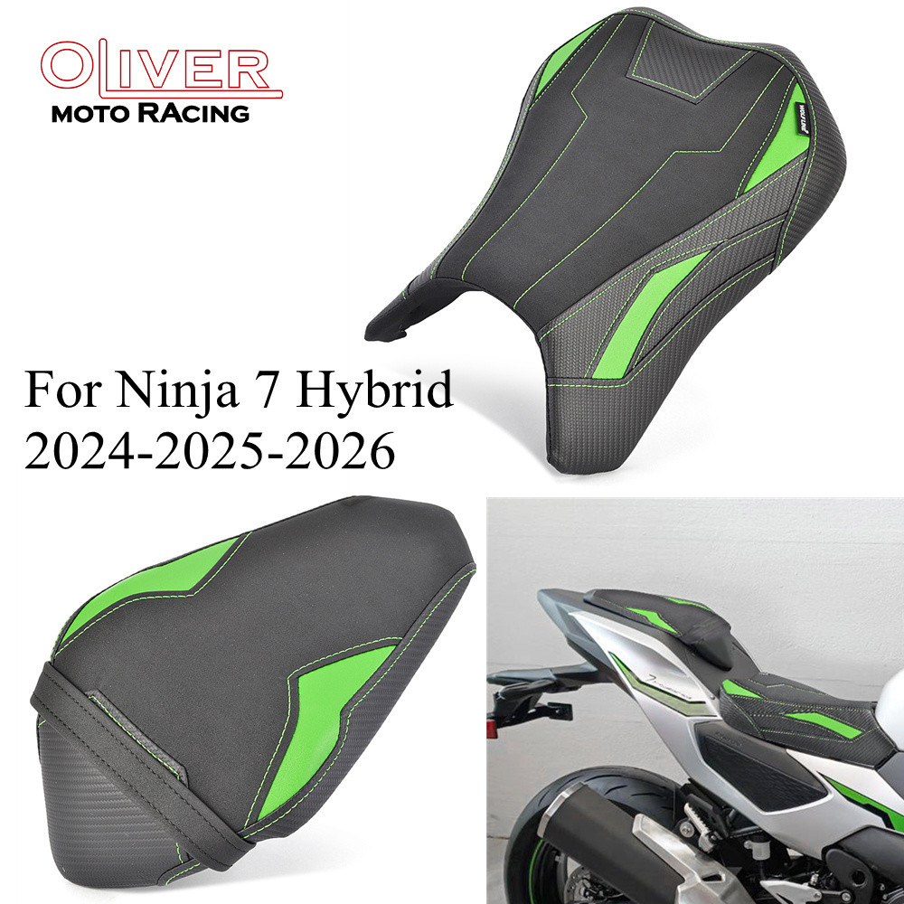 เบาะนั่งรถจักรยานยนต์ Pillion สําหรับ Kawasaki Ninja 7 Hybrid 2024-2026 Ninja7 Hybrid 2025 2026 ไดร์