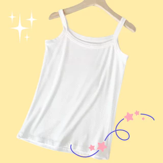เสื้อซับในสายเดี่ยว เสื้อซับในเด็ก เสื้อสายเดี่ยวเด็กหญิง นุ่มระบายอากาศได้ดี V162 ส่งจากไทย