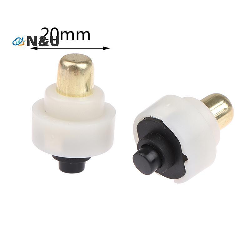 N&U 2 ชิ้น 20 มิลลิเมตรไฟฉาย LED สวิตช์ปุ่มกดเปิด/ปิดสวิตช์หางไฟฉายไฟฟ้า