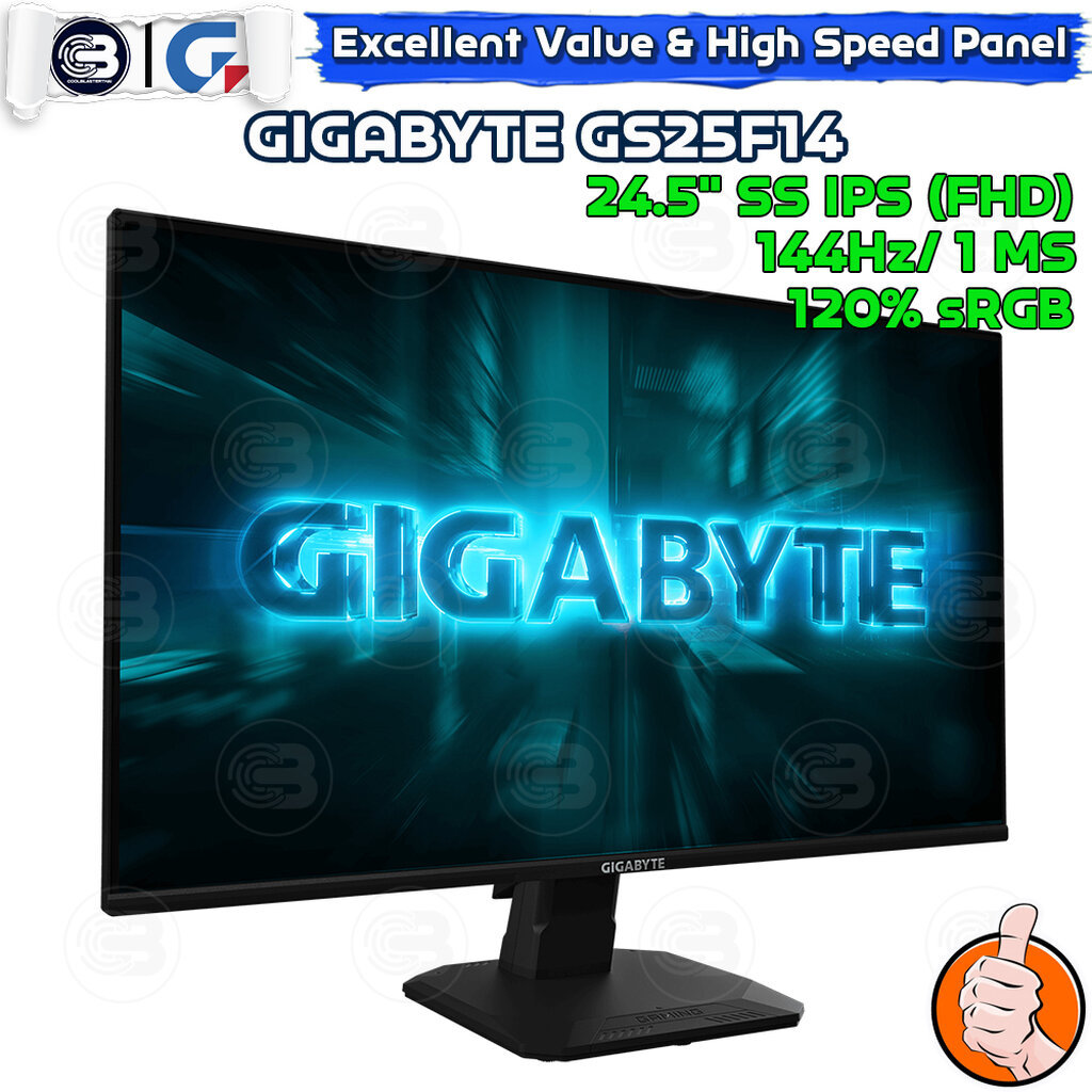 [CoolBlasterThai] GIGABYTE GS25F14 Gaming Monitor 24.5" SS-IPS FHD 144Hz ประกัน 3 ปี