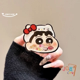 Griptok ที่ยึดโทรศัพท์ชินจัง ลายการ์ตูนน่ารัก ติดกาวได้แน่น ใช้ได้ทุกรุ่น ทนทาน ไม่หลุด ลายชินจัง กริ๊บต๊อก