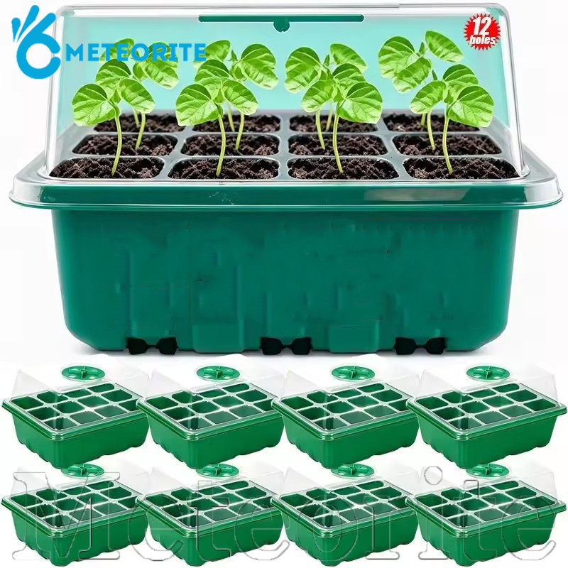 [Nice Home] การเพาะปลูกเมล็ด 12 ช่อง Plantpot Breathable Moisturizing - กระถางดอกไม้มัลติฟังก์ชั่นสําหรับบ้านสวน [Well Living]