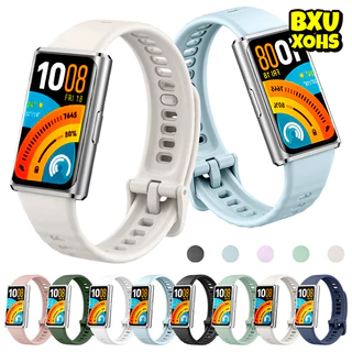 สายรัดกีฬาซิลิโคนอ่อน for Smartwatch Huawei Band 11/ Huawei Band 11 Pro สายพานยางปรับได้สายพานสร้อยข้อมืออุปกรณ์เสริม
