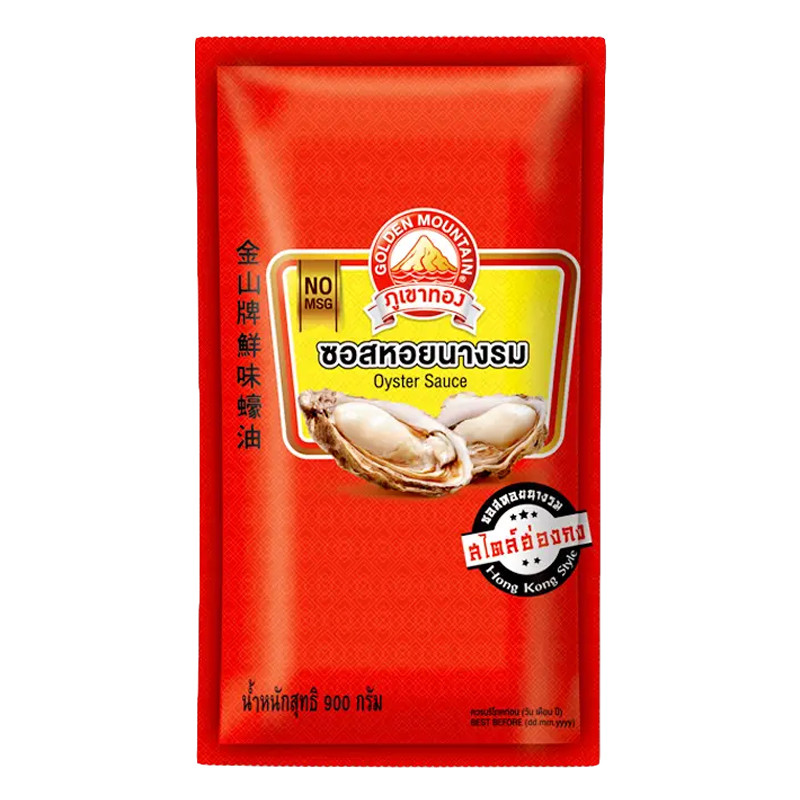 ภูเขาทอง ซอสหอยนางรม 900 ก. (GOLDEN MOUNTAIN Oyster Sauce 900 g)