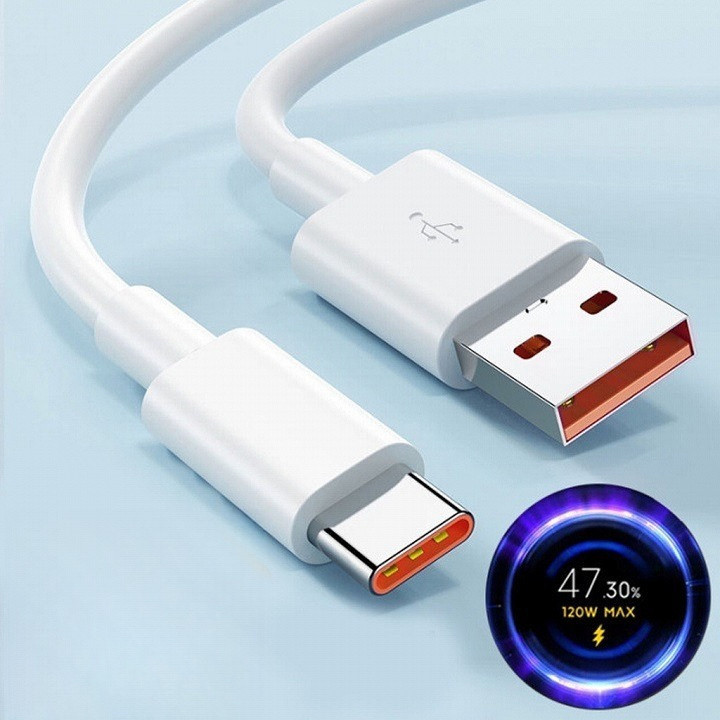 XIAOMI 55Xiaomi สายชาร์จเร็ว 33W/67W/120W USB Type C - Mi