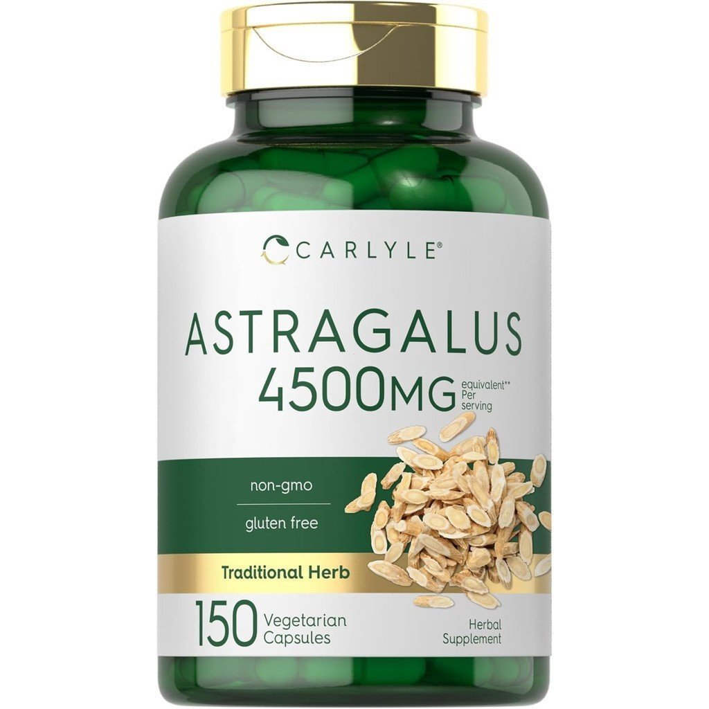 Carlyle Astragalus Root Capsules 4500มก |   150 นับ |   J, ไม่ใช่จีเอ็มโอ, ผลิตภัณฑ์เสริมอาหารปลอดกล