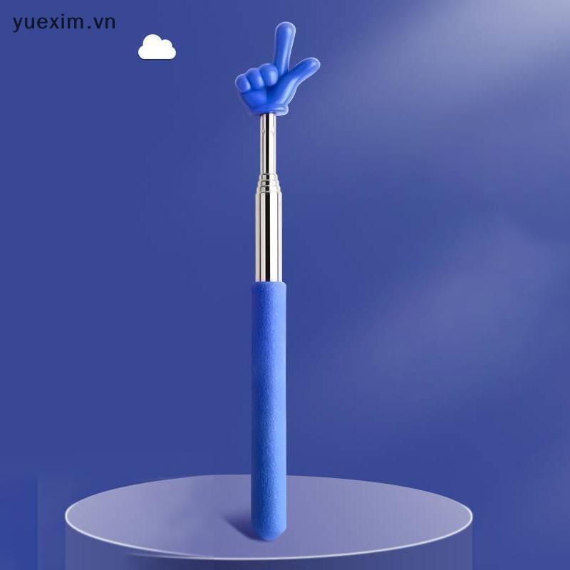 Retractable Teacher Pointer Finger Design StainlessSteel Telescopic School Teaching Pointer Sti Teac