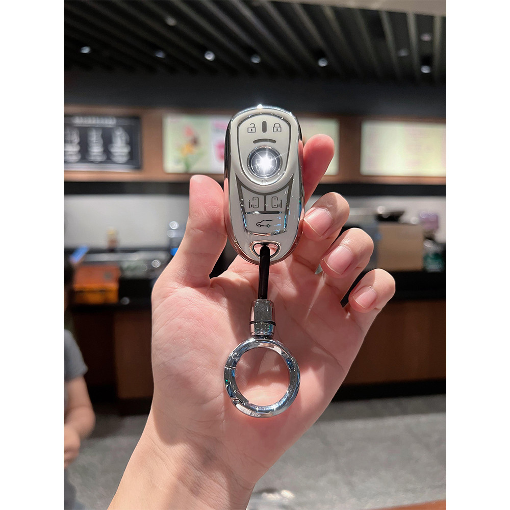 เหมาะสําหรับสไตล์ใหม่ Buick GL8 ฝาครอบกุญแจรถ ES Lu Zun 653T ปลาไขมัน Avia เปลือกประตูไฟฟ้ากระเป๋าหั