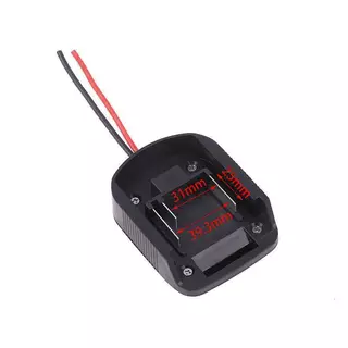[Honee] อะแดปเตอร์แบตเตอรี่ลิเธียมไอออน DIY 18V สําหรับ BL1830 BL1840 BL1850 การเชื่อมต่อง่ายสําหรับสว่านไฟฟ้าแปลงในโครงการปรับปรุงบ้าน Nice