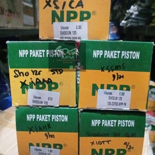 PISTON ชุด NPP SHOGUN 125 23F00 Os Std 025 050 075 100 125 150 175 200