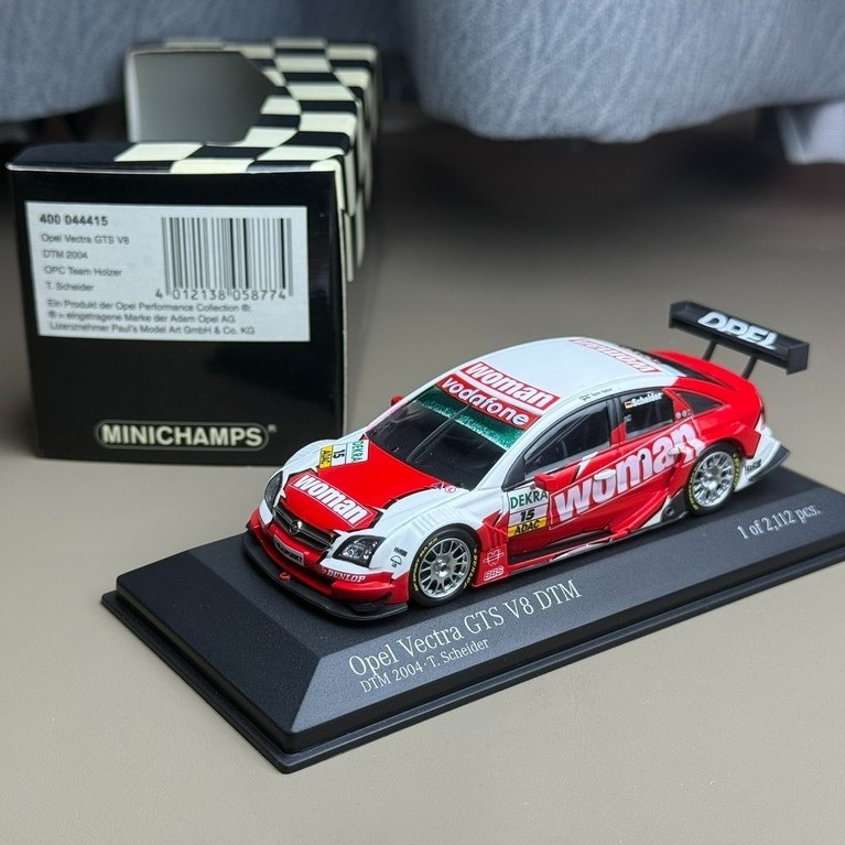 มินิคัท 1/43 Opel Vectra GTS V8 DTM #15 ยินดีต้อนรับสู่คําถามรถใหม่สภาพจากเวลาไปขายไม่คืนเงินต้องการ
