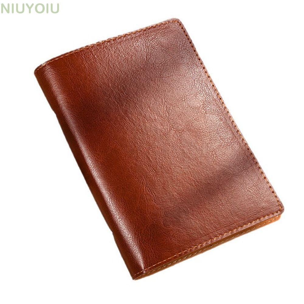 NIUYOIU สมุดบันทึก, หนัง PU A5/A6 Travel Journal, คุณภาพสูงหลวมใบที่ถอดออกได้ Shell Binder Notepad สํานักงานโรงเรียน