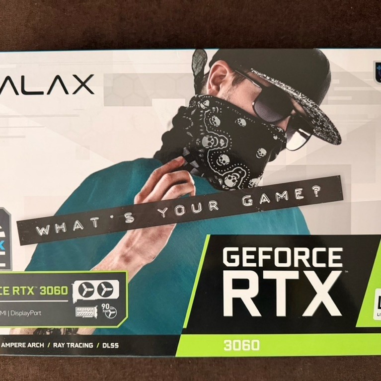 กล่องการ์ดจอ galax rtx 3060