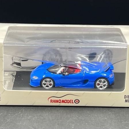 Rhino Model RM 1/64
Koenigsegg CC850 (Hood Magnetic Locking Mechanism) Diecast Model. Blue