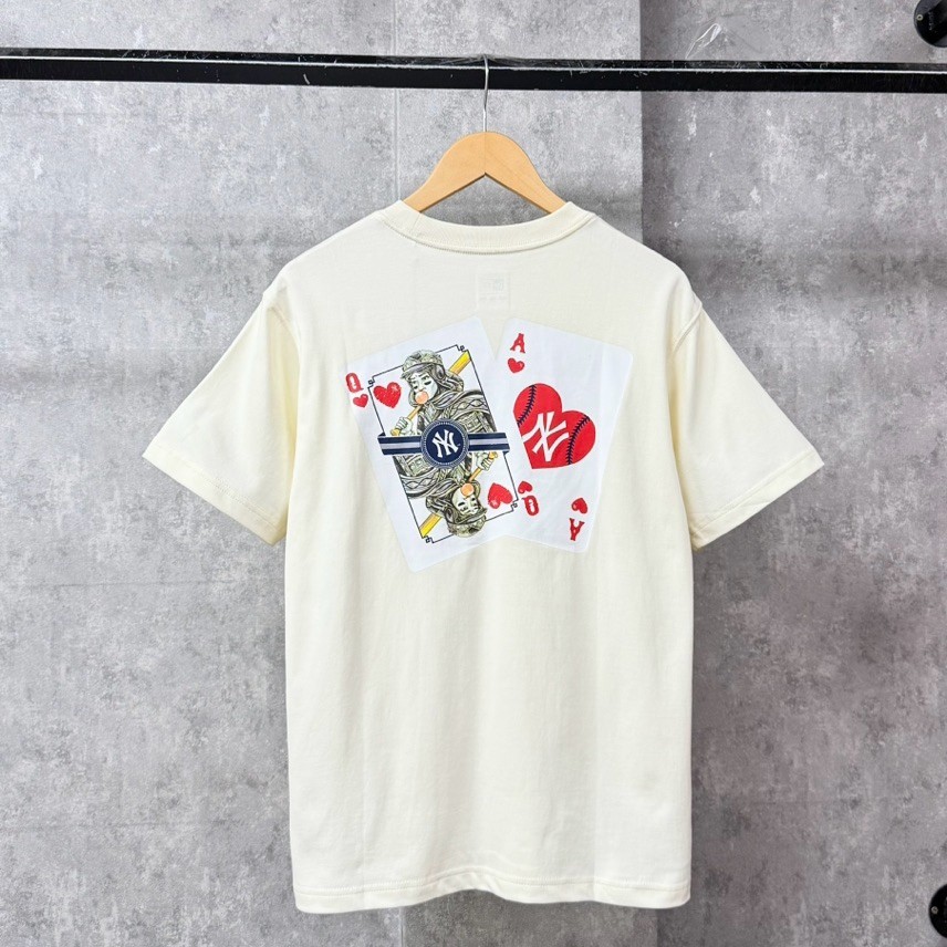(GENUINE) เสื้อการ์ดครีม NEWERA NY