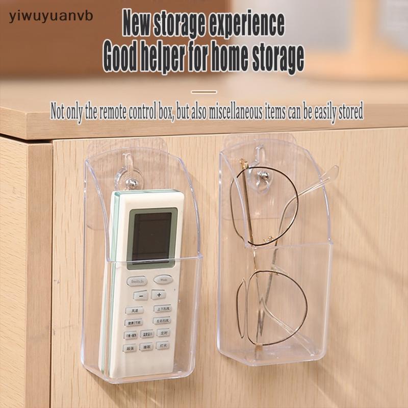 Yiwuyuanvb] ที่วางรีโมทคอนโทรลอะคริลิคติดผนังกล่องเก็บควบคุมเครื่องปรับอากาศ Remote Organizer ใหม่