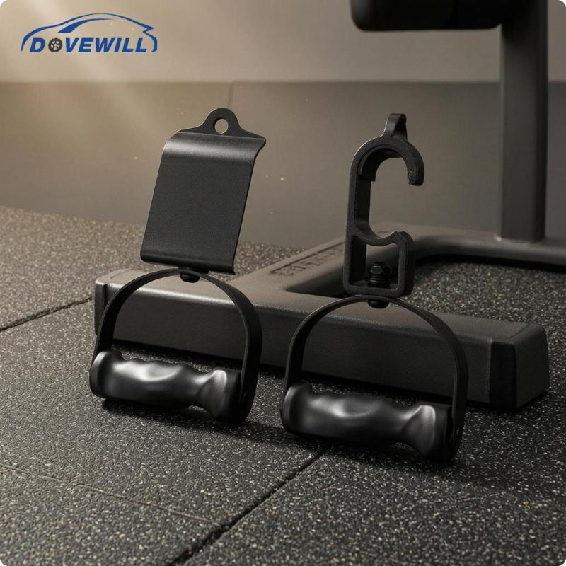 [Dovewill] Fitness Handle Pulley Compact Cable Gym Machine Grip ออกกําลังกายเหล็ก Double Gym Handle 