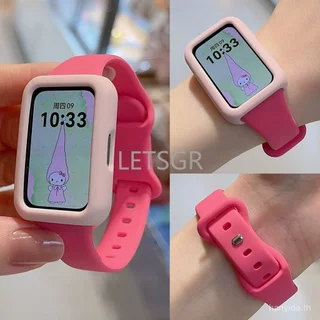 Candy Color Slim Strap + เคสนิ่มสําหรับ Huawei Watch Band 11 Smartwatch Band สายรัดข้อมือซิลิโคนสําหรับ Huawei Watch Band 11 Pro