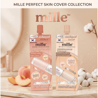(1ซอง) Mille Perfect SkinCoverConcealer & Coreector คอลชีลเลอร์ & คอร์เรคเตอร์ หัวคู่