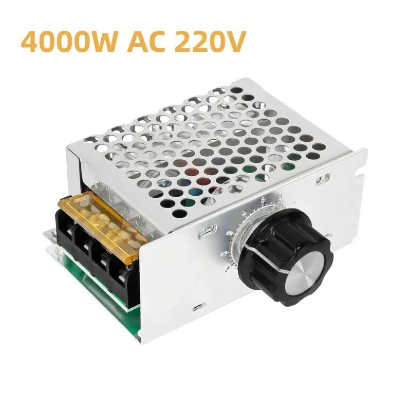 4000W AC 110V-220V SCRปรับมอเตอร์ควบคุมDimming Dimmersแรงดันไฟฟ้าRegulatorเทอร์โมนำเข้าhigh-power