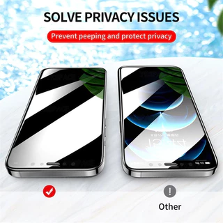 360°กระจกนิรภัยความเป็นส่วนตัวสําหรับ Xiaomi Poco M7 M4 X8 X7 X6 X5 X4 X3 Pro M6 Plus X8 Pro Max X6 Neo X4 GT Anti-spy ติดตั้งง่ายฝุ่นฟรี
