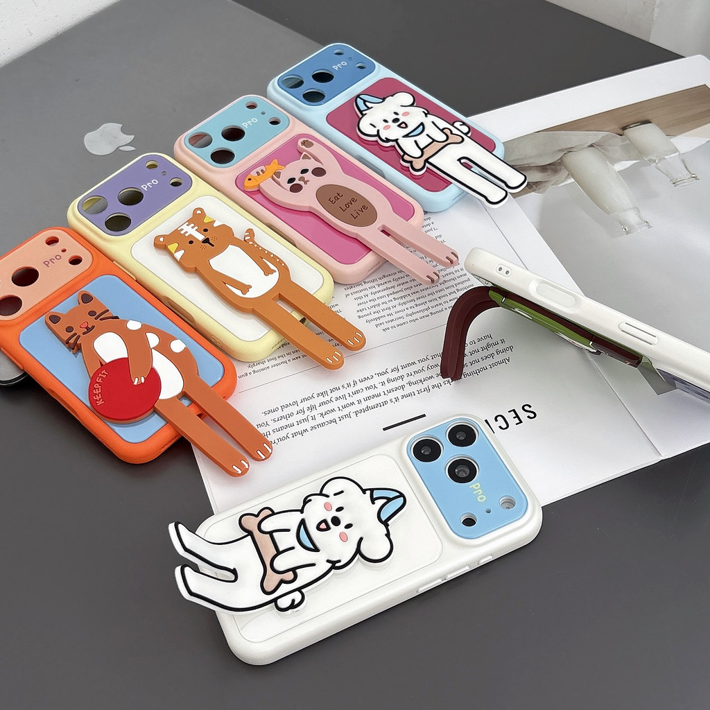 3D สามมิติสัตว์เล็กเคสโทรศัพท์สําหรับ IPhone 17 Pro Max 17 16 15 14 13 เคสโทรศัพท์ป้องกันการหล่น