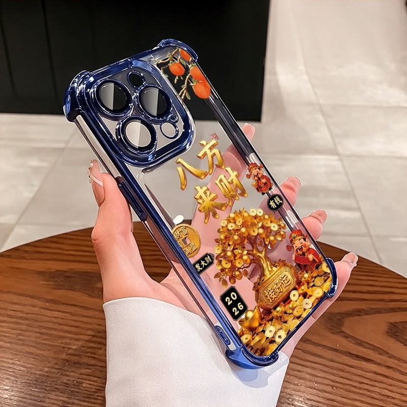 ชัดเจน เคส สำหรับ Samsung A56 A36 A26 A16 A15 A25 A35 A55 A24 A14 A34 A54 A23 A33 A53 A73 A32 A12 A52 A07 หรูหราน่ารักมั่งคั่งที่อุดมไปด้วยชุบโปร่งใสกันกระแทกกรณีโทรศัพท์อ่อน