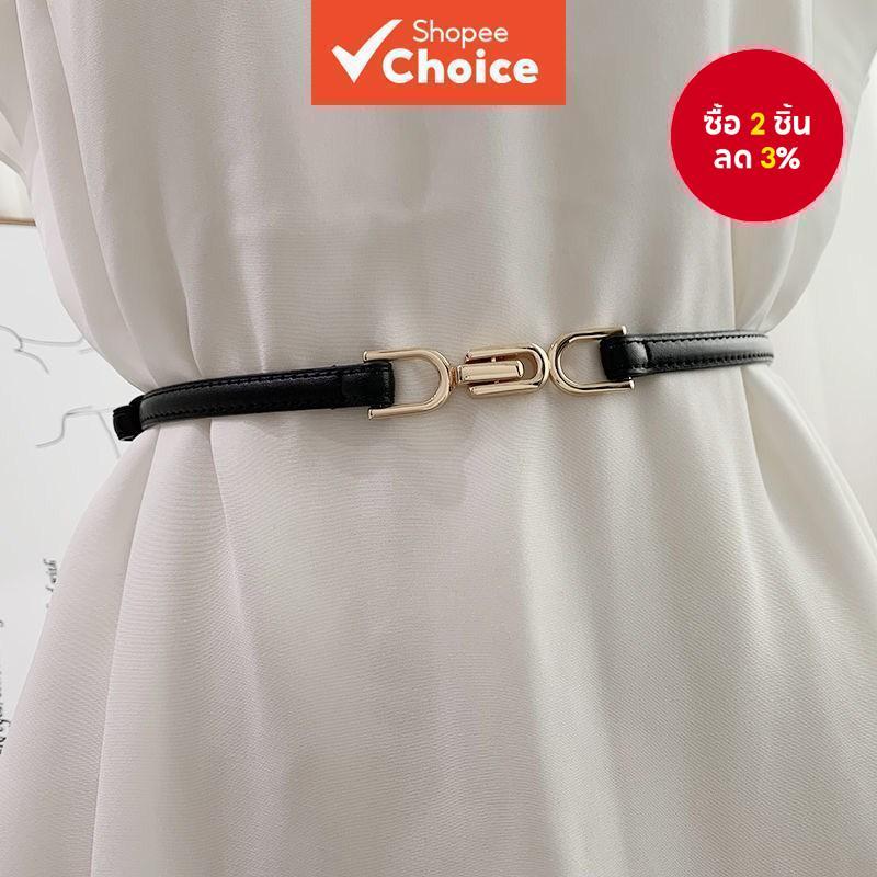 เข็มขัดไม่มีรู Snap Buckle ปรับ Slim Matte เข็มขัดสําหรับผู้หญิงที่สง่างามสําหรับชุดเดรสกางเกง