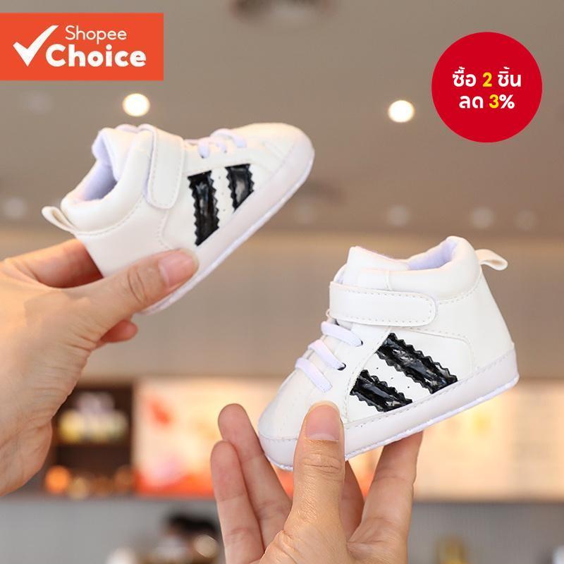 รองเท้าเด็กสีขาว PU Casual แฟชั่น Christening Baptism First Walker Gentleman Baby Boy รองเท้าผ้าใบ