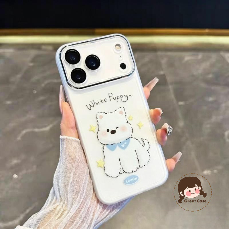 น่ารักลูกสุนัขเคสโทรศัพท์สําหรับOPPO A17 A16 A16S A16K A16E A15 A15S A12 Reno 8T 8Z 7Z 6Z 5Z 5F 4F 8