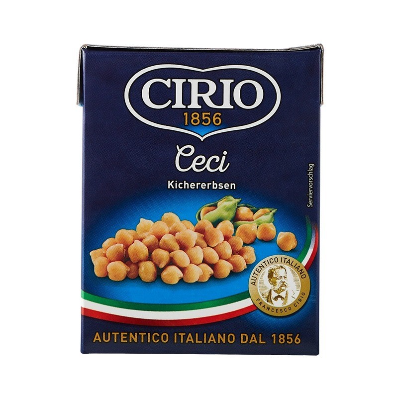 พร้อมสต็อก Fast Shipping cirio cirio Chickpeas Tetralio 380g/กล่องอาหารตะวันตกดั้งเดิมอาหารจีนกับข้า