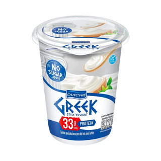ดัชชี่ กรีกสไตล์ โยเกิร์ตธรรมชาติไม่เติมน้ำตาล Dutchie Greek No Sugar 430g.