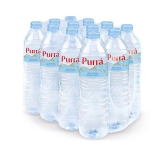 เพอร์ร่าน้ำแร่ธรรมชาติ 600มล. แพค 12 Purra Natural Mineral Water 600ml. Pack 12 [หมายเลขบาร์โค้ด 8850999001456 ]