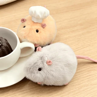 🐭ตุ๊กตาหนูแฮมสเตอร์ ตุ๊กตาบีบได้ 20cm น่ารัก นุ่มเป็นพิเศษ บีบแล้วติดใจ วางไม่ลง ของขวัญ