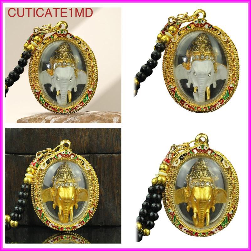 [cuticate1md] จี้พระเครื่องไทย รูปปั้นพระพิฆเนศ เครื่องประดับฮินดูประเทศไทยเพื่อโชคดี