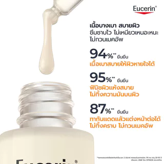Eucerin Sun Serum Oil Control SPF50+ PA++++ 30ml เซรั่มกันแดด ยูเซอริน ช่วยปกป้องผิว พร้อมควบคุมความมันในทุกวัน.