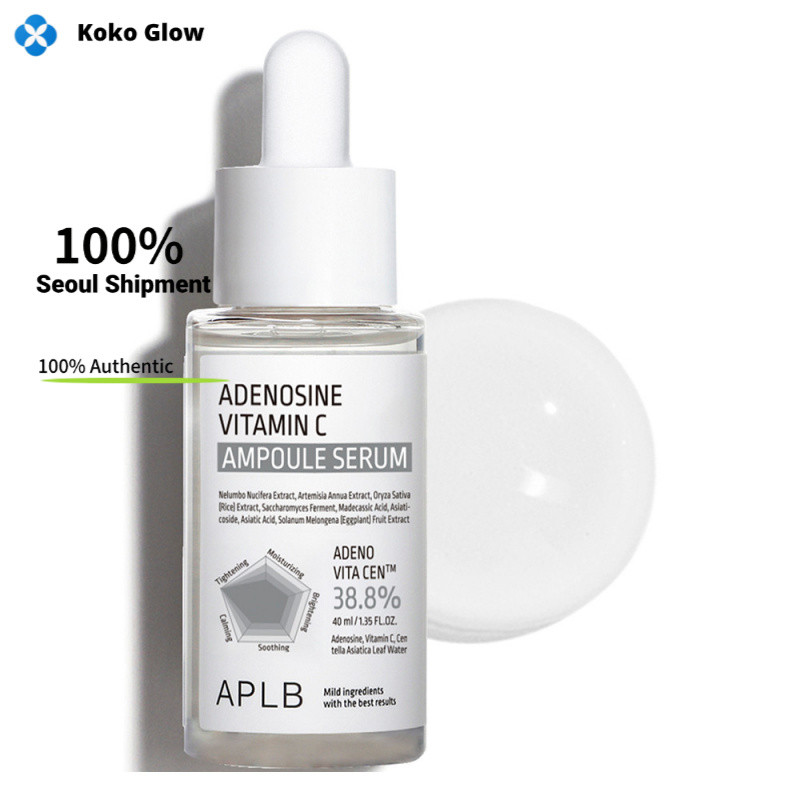 APLB Adenosine Vitamin C Ampoule Serum 40ml เซรั่มวิตามินซี กระจ่างใส ลดรอยดำ ผิวเรียบเนียน ของแท้จากเกาหลี จัดส่งเร็ว 3-5 วัน