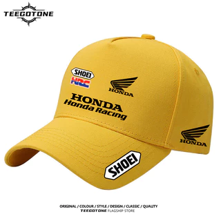 🧢 【หมวกเบสบอลขายดีที่สุด】 หมวกเบสบอล Honda ฮอนด้า ฮอนด้ารถจักรยานยนต์ปรับผ้าฝ้ายหมวกเบสบอลผู้ชายและผู้หญิงถนนหมวกเบสบอล