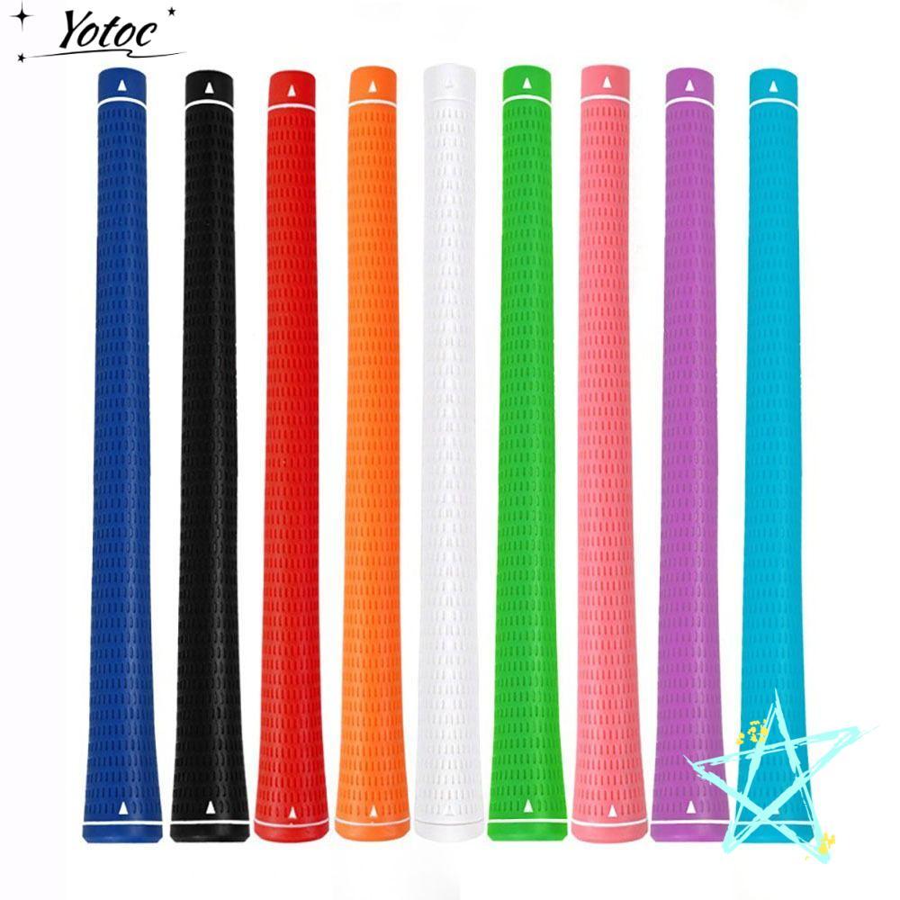 YOTOC Golf Grip, ด้ามจับไม้กอล์ฟหลากสีที่ทนทานต่อการสึกหรอ, เตารีดด้ามจับกันลื่นยาง Midsize มาตรฐาน