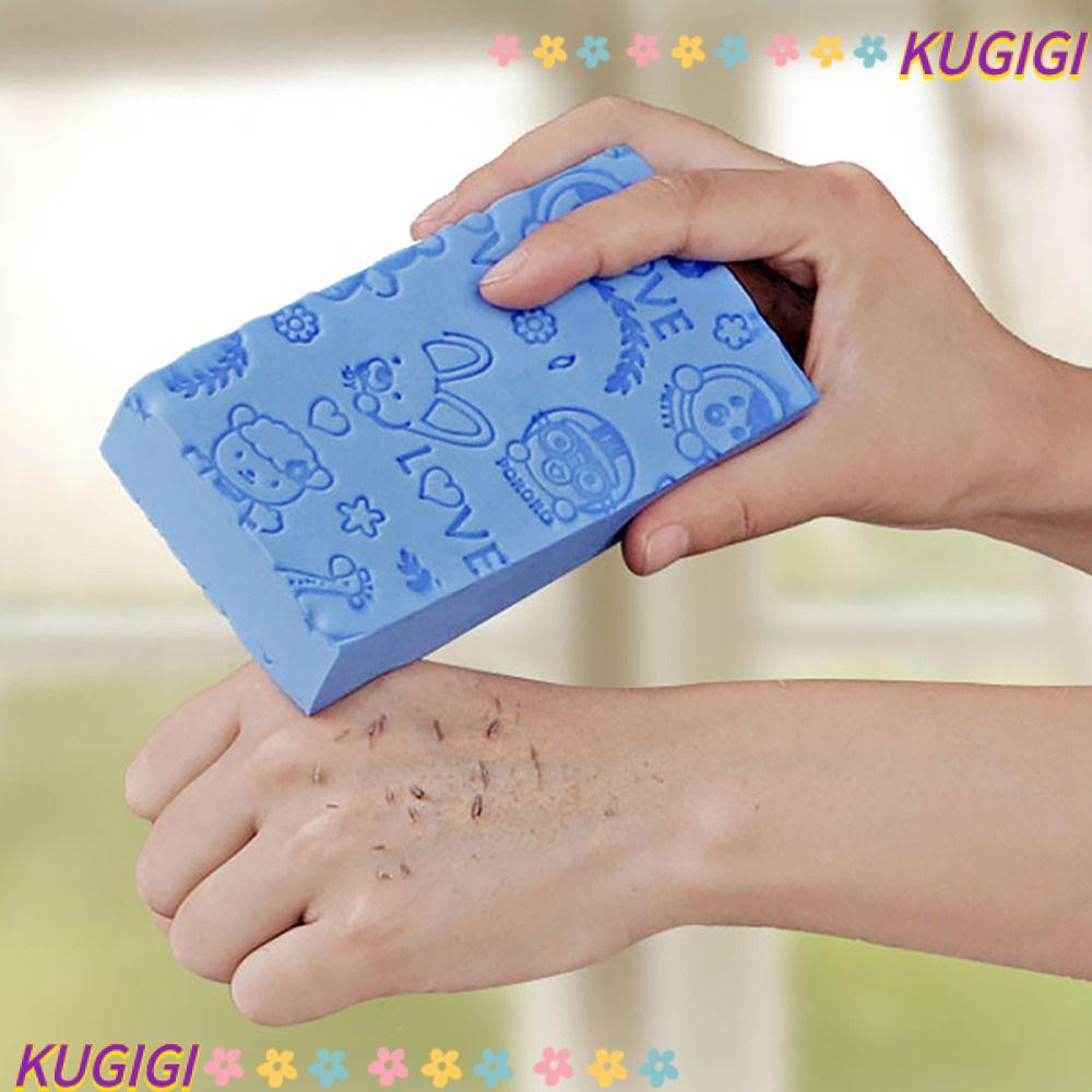 KUGIGI ฟองน้ําอาบน้ํา, แปรงกําจัดผิวที่ตายแล้วขัดผิว PVA, โฟมนวดคุณภาพสูง Rub Sponge Scrubber Universal