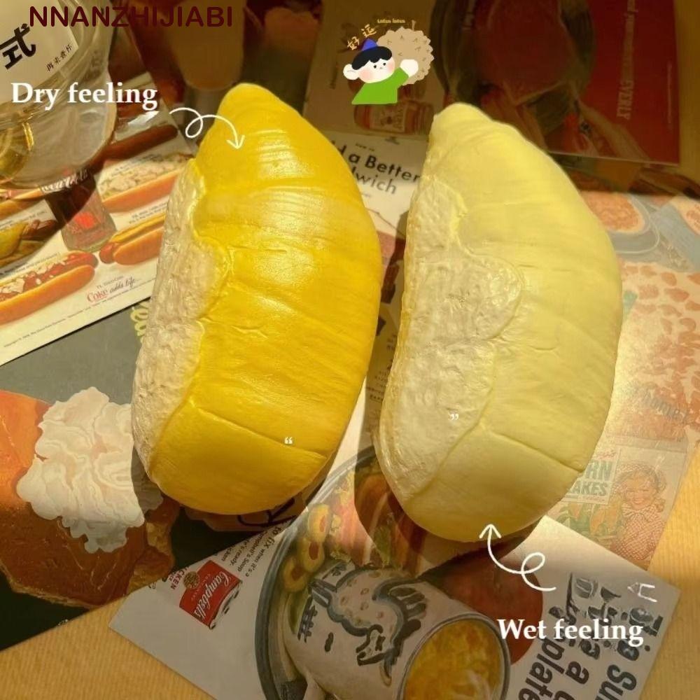NANZHIJIABI จําลองทุเรียนบีบของเล่น,ยืด Sensory Slow Rebound บีบของเล่น,บรรเทาของเล่นยืดหยุ่น Release Hand Relax ของขวัญช้า Rebound Vent ของเล่นความวิตกกังวลบรรเทา