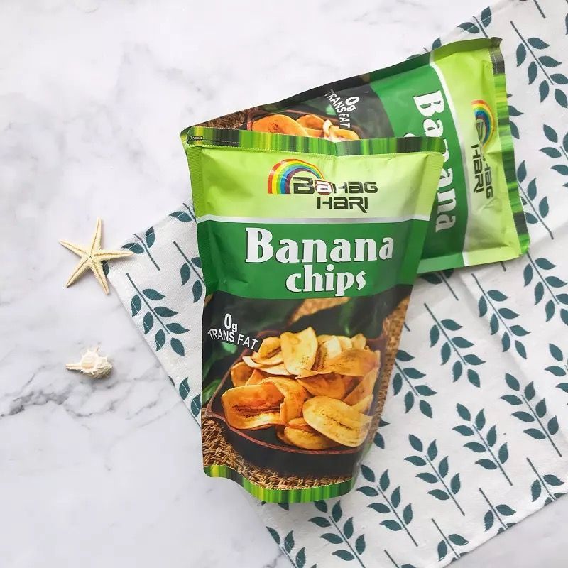 ฟิลิปปินส์ bahaghariBananaChips Snacks ผลไม้แห้ง กล้วยแห้งพิเศษ 100g Zhang Ziyi สไตล์เดียวกัน 5/25/1
